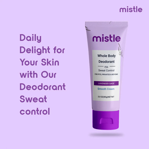 Lavender Sage Cream Tube Deodorant+ Sweat Control