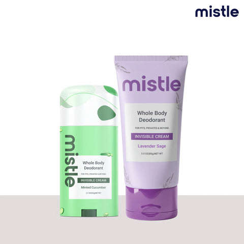 Minted Cucumber Cream Stick Deodorant & Lavender Sage Cream Tube Deodorant