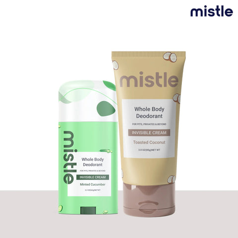 Minted Cucumber Cream Stick Deodorant & Toasted Coconut Cream Tube Deodorant