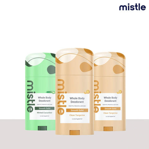 Minted Cucumber  Solid Stick Deodorant & Clean Tangerine  Solid Stick Deodorant & Clean Tangerine  Solid Stick Deodorant