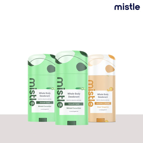 Minted Cucumber  Solid Stick Deodorant & Minted Cucumber  Solid Stick Deodorant & Clean Tangerine Cream Stick Deodorant