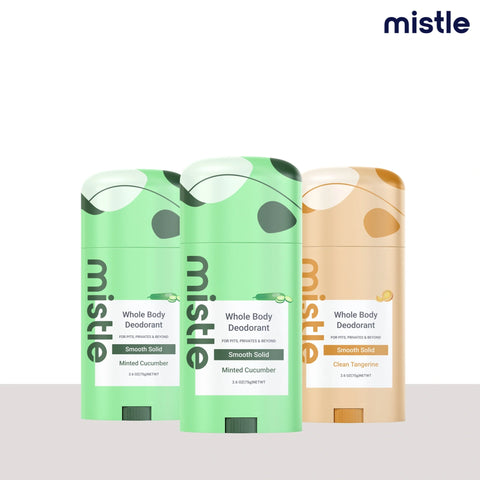 Minted Cucumber  Solid Stick Deodorant & Minted Cucumber  Solid Stick Deodorant & Clean Tangerine  Solid Stick Deodorant