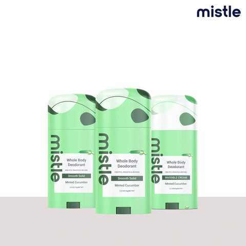 Minted Cucumber  Solid Stick Deodorant & Minted Cucumber  Solid Stick Deodorant & Minted Cucumber Cream Stick Deodorant