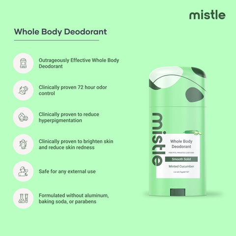 Minted Cucumber  Solid Stick Deodorant