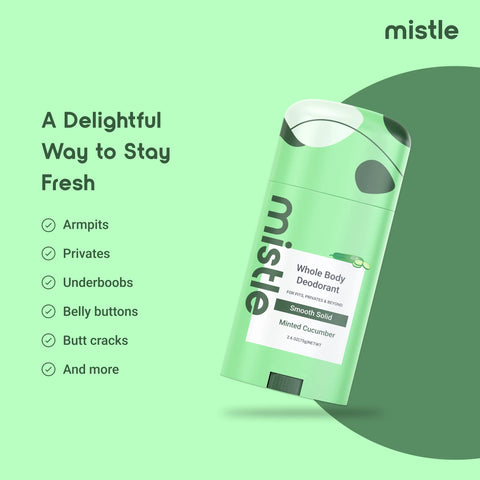 Minted Cucumber  Solid Stick Deodorant