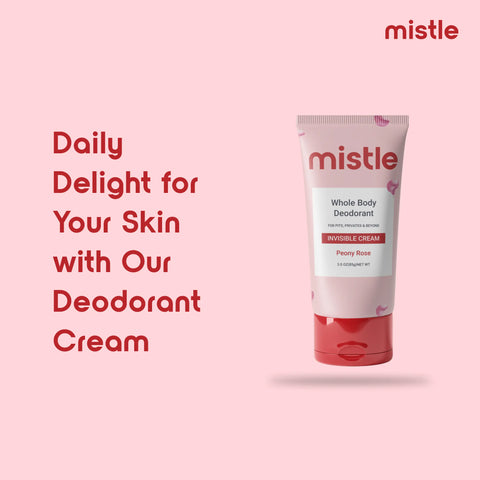 Peony Rose Cream Tube Deodorant