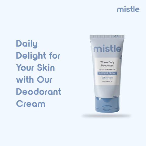 Soft Powder Cream Tube Deodorant