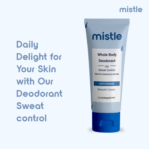 Soft Powder Cream Tube Deodorant+ Sweat Control